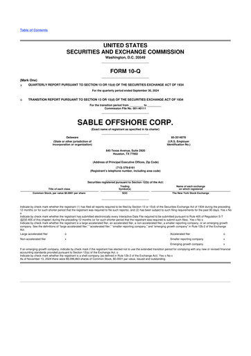 Thumbnail Sable Offshore 10-Q Quarterly Report FY2024 