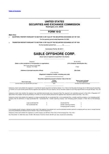 Thumbnail Sable Offshore 10-Q Quarterly Report FY2025 