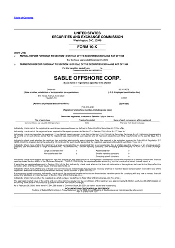 Thumbnail Sable Offshore 10-K Annual Report 2025