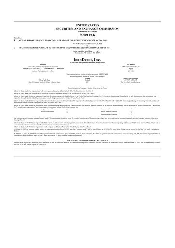 Thumbnail loanDepot 10-K Annual Report 2021