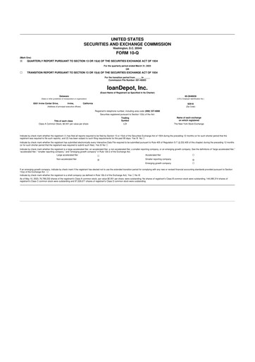 Thumbnail loanDepot 10-Q Quarterly Report FY2023 