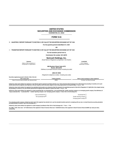 Thumbnail Semrush 10-Q Quarterly Report FY2021 