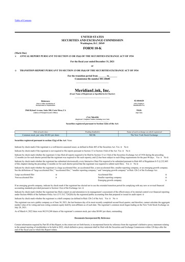 Thumbnail MeridianLink 10-K Annual Report 2021