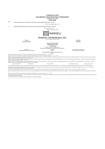 Thumbnail Marvell Technology 10-K Annual Report 2024
