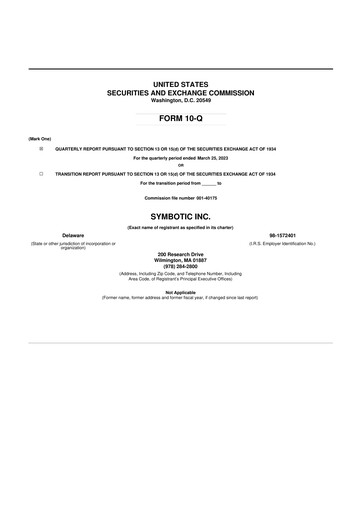 Thumbnail Symbotic 10-Q Quarterly Report FY2023 