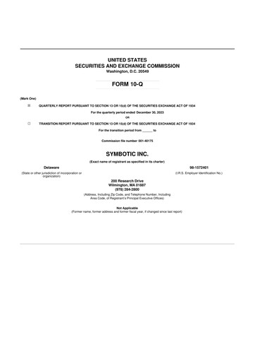 Thumbnail Symbotic 10-Q Quarterly Report FY2024 