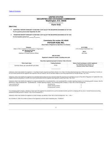 Thumbnail Paycor 10-Q Quarterly Report FY2025 