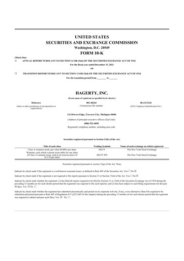 Thumbnail Hagerty 10-K Annual Report 2021