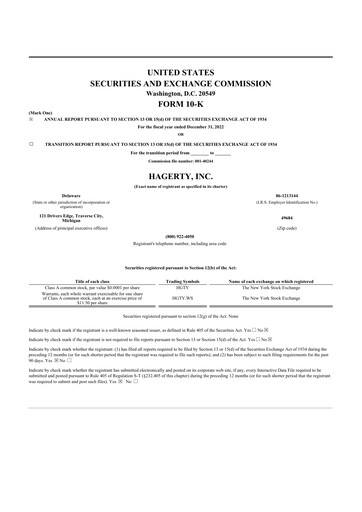 Thumbnail Hagerty 10-K Annual Report 2022