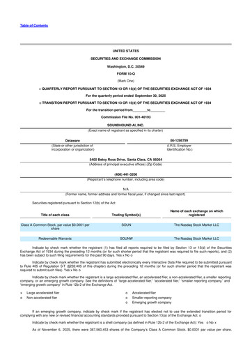 Miniature SoundHound AI 10-Q Rapport trimestriel 2025 