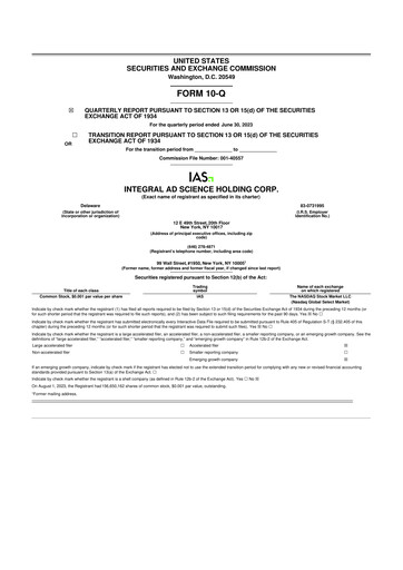 Thumbnail Integral Ad Science 10-Q Quarterly Report FY2023 