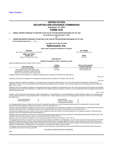 Thumbnail flyExclusive 10-K Annual Report 2025