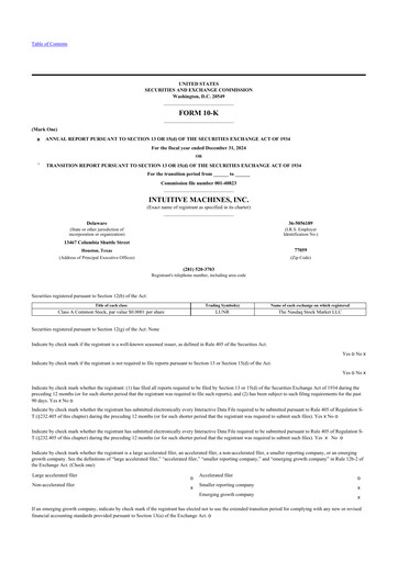 Thumbnail Intuitive Machines 10-K Annual Report 2024