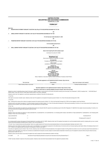 Thumbnail Riskified 20-F Annual Report 