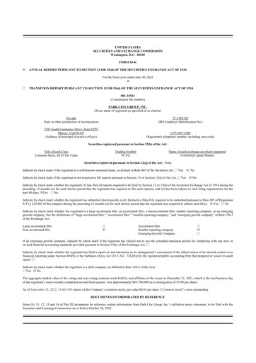 Thumbnail ReposiTrak 10-K Annual Report 2022