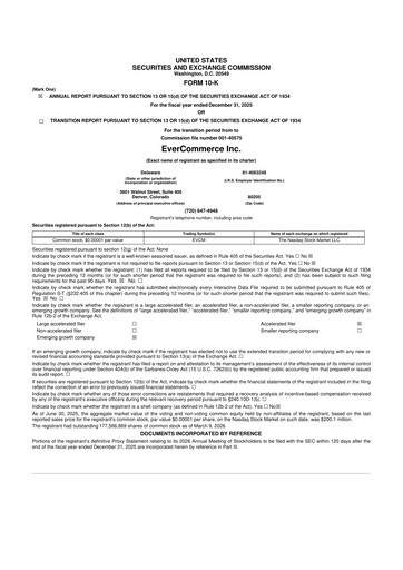 Thumbnail EverCommerce 10-K Annual Report 2025