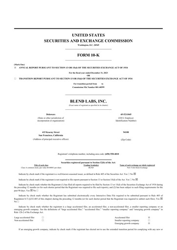 Thumbnail Blend Labs 10-K Annual Report 2023