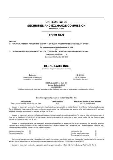 Thumbnail Blend Labs 10-Q Quarterly Report FY2024 