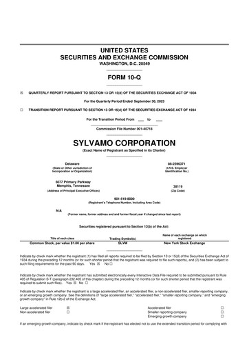 Thumbnail Sylvamo 10-Q Quarterly Report FY2023 