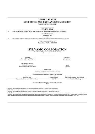 Thumbnail Sylvamo 10-K Annual Report 2023