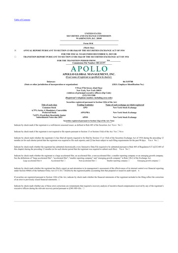 Thumbnail Apollo Global Management
 10-K Annual Report 2023