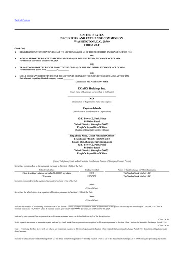 Thumbnail ECARX Holdings 20-F Annual Report 2024