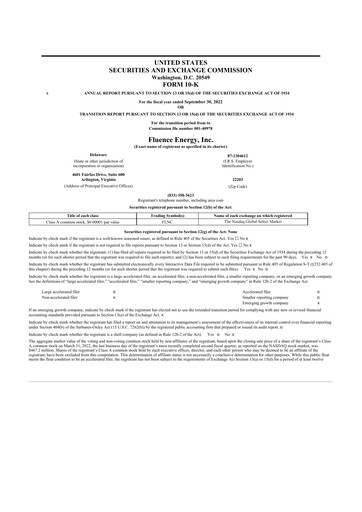 Thumbnail Fluence Energy 10-K Annual Report 2022