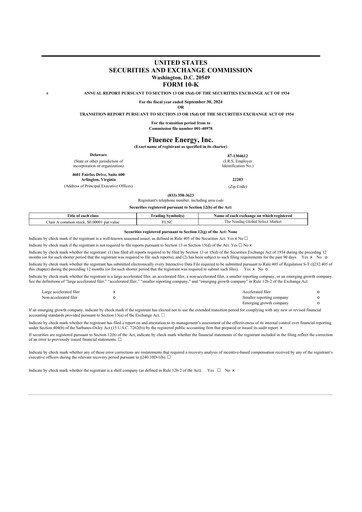 Thumbnail Fluence Energy 10-K Annual Report 2024