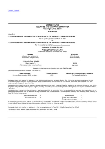 Thumbnail AirSculpt Technologies 10-Q Quarterly Report FY2024 