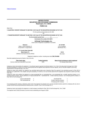 Thumbnail AirSculpt Technologies 10-Q Quarterly Report FY2024 