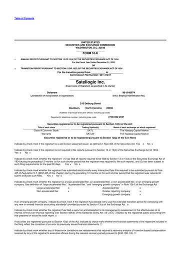 Thumbnail Satellogic 10-K Annual Report 2025