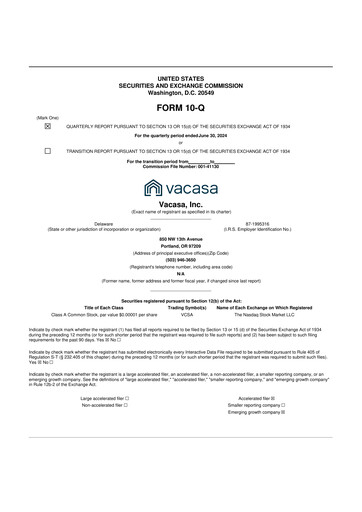 Thumbnail Vacasa 10-Q Quarterly Report FY2024 