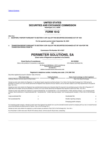 Thumbnail Perimeter Solutions 10-Q Quarterly Report FY2024 