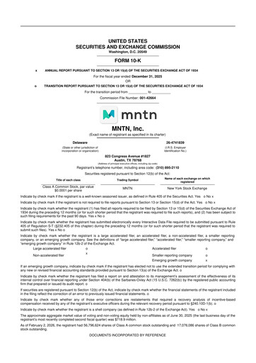 Thumbnail MNTN, Inc. 10-K Annual Report 2025