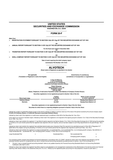 Thumbnail Alvotech 20-F Annual Report 2025