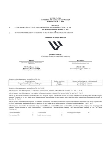 Vorschaubild LiveWire Group 10-K Jahresbericht 2022