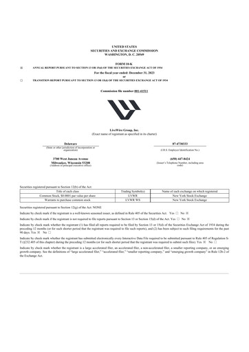 Vorschaubild LiveWire Group 10-K Jahresbericht 2023