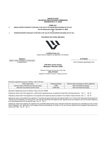 Thumbnail LiveWire Group 10-K Annual Report 2025