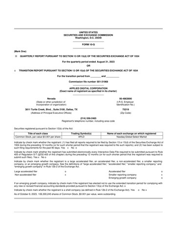 Thumbnail Applied Digital 10-Q Quarterly Report FY2024 