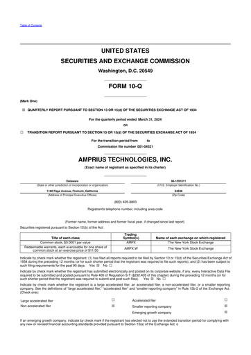 Thumbnail Amprius Technologies 10-Q Quarterly Report FY2024 
