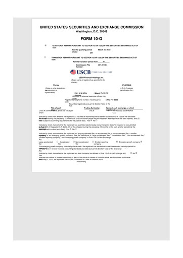 Vorschaubild USCB Financial Holdings 10-Q Quartalsbericht 2022 