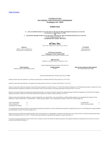 Thumbnail nCino 10-K Annual Report 2025