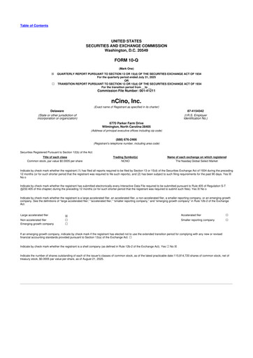 Thumbnail nCino 10-Q Quarterly Report FY2026 