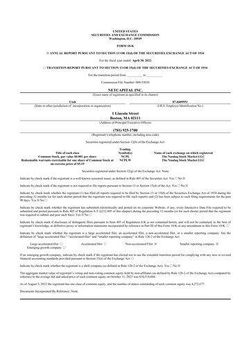 Vorschaubild Netcapital 10-K Jahresbericht 2022