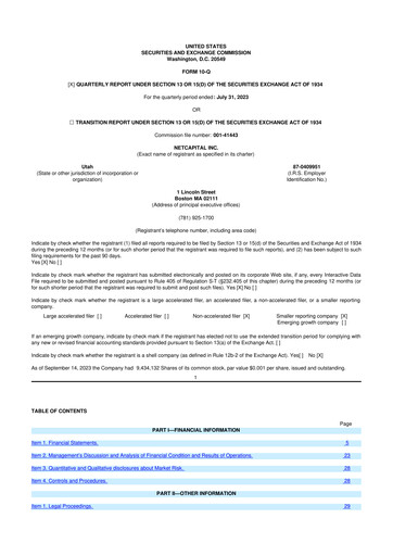 Thumbnail Netcapital 10-Q Quarterly Report FY2024 