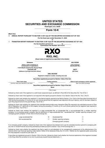 Thumbnail RXO 10-K Annual Report 2025
