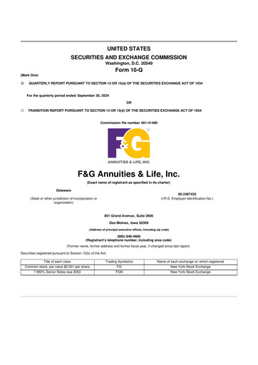 Thumbnail F&G Annuities & Life, Inc. 10-Q Quarterly Report FY2024 