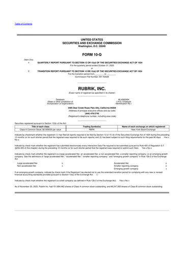 Vorschaubild Rubrik 10-Q Quartalsbericht 2026 