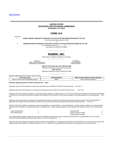 Thumbnail Rubrik 10-K Annual Report 2026