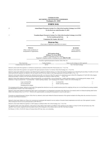 Thumbnail Kenvue 10-K Annual Report 2023